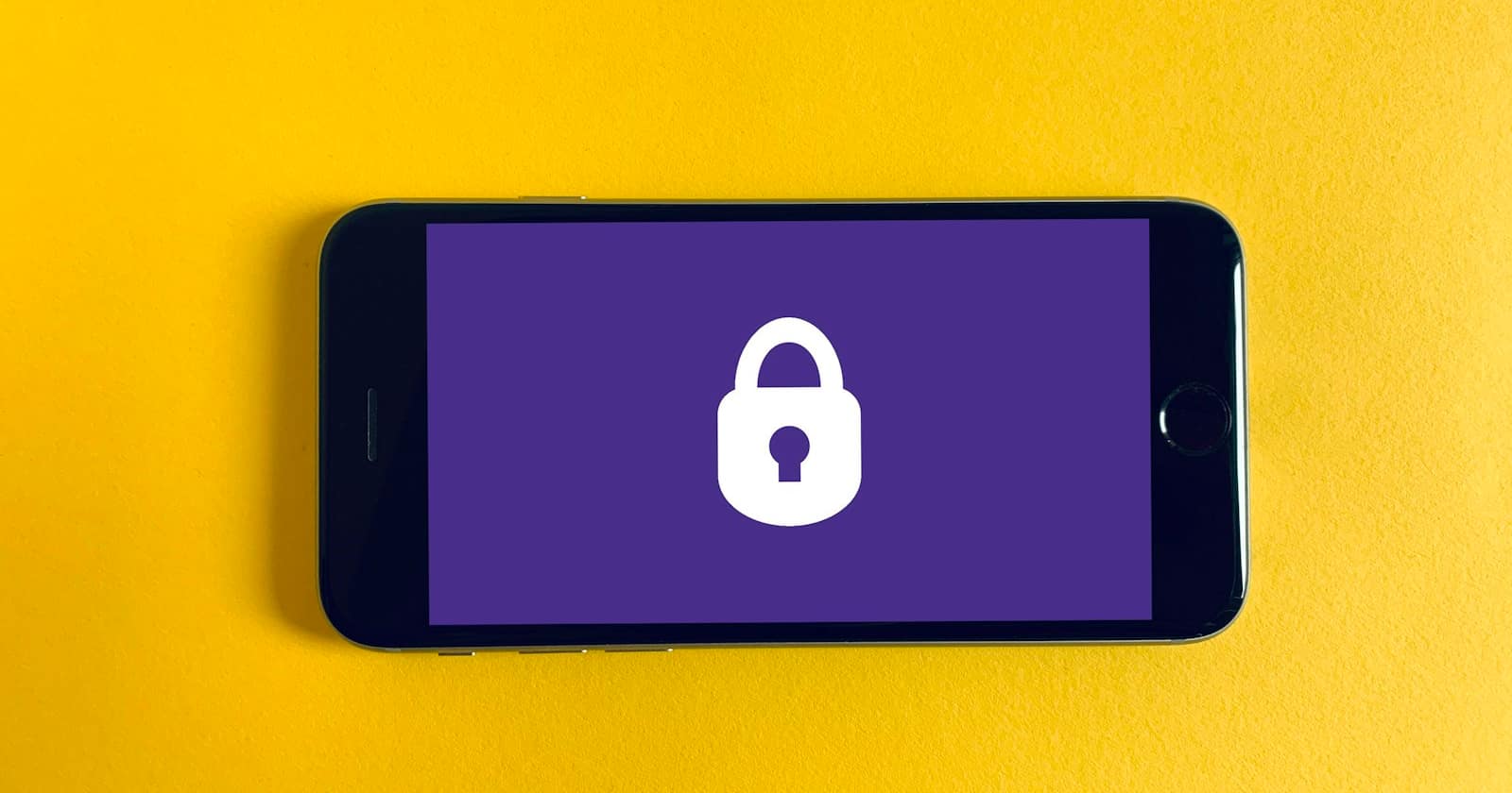 A phone being unlocked with a fingerprint